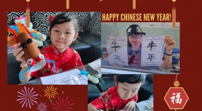 Perayaan Virtual Chinese New Year di Saint Monica Sunter dan Kelapa Gading