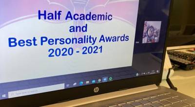 Academic and Best Personality Awards 2020-2021 Saint Monica Sunter