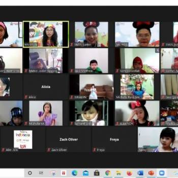 Acara Virtual Children’s Day Saint Monica Jakarta School